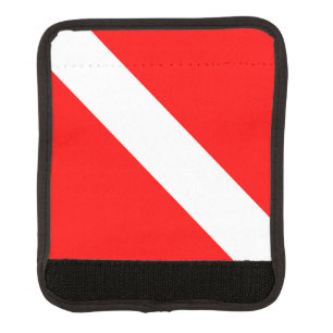 Diving Flag Scuba Diver Diver Down Luggage Handle Wrap
