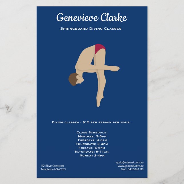 Diving Flyer (Front)