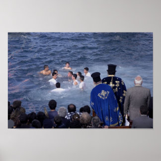 Diving for the Cross Poster