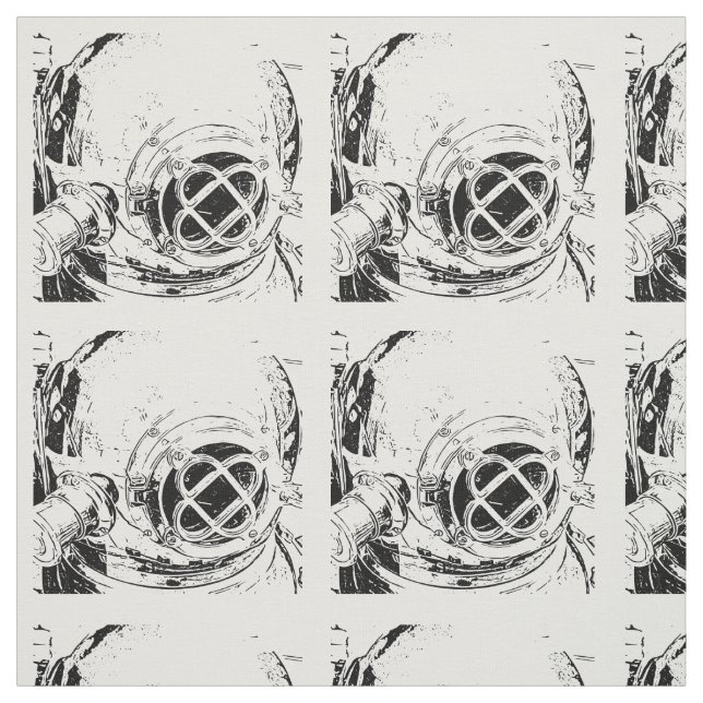 Diving Helmet. Fabric (Swatch)