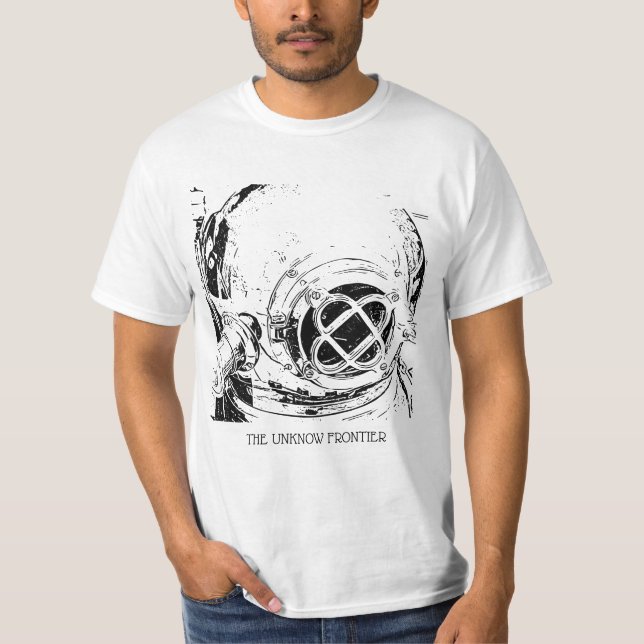 Diving Helmet. T-Shirt (Front)