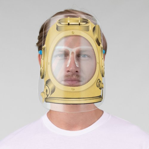 Diving Helmet Underwater Diver Deep Sea Nautical Face Shield