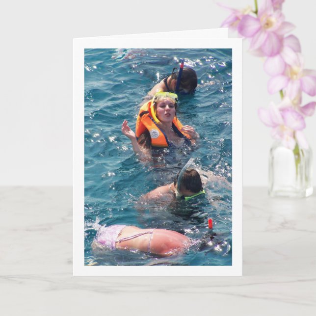 Diving in the Red Sea Card (Orchid)