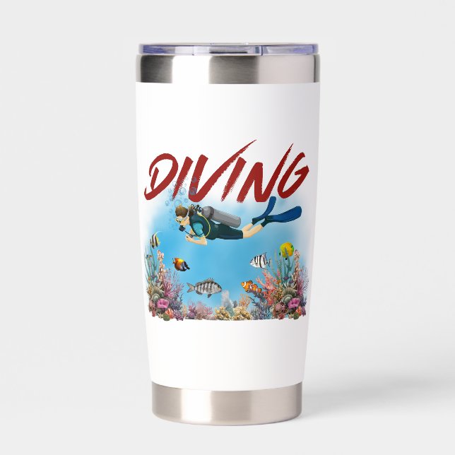 Diving Insulated Tumbler (Front)