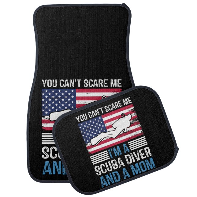 Diving Into Adventure Beneath Vibrant Waves Car Floor Mat (Set)