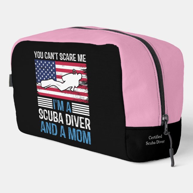 Diving Into Adventure Beneath Vibrant Waves Dopp Kit (Right Corner)