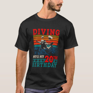 Diving Into My 20Th Skydiving T-Shirt