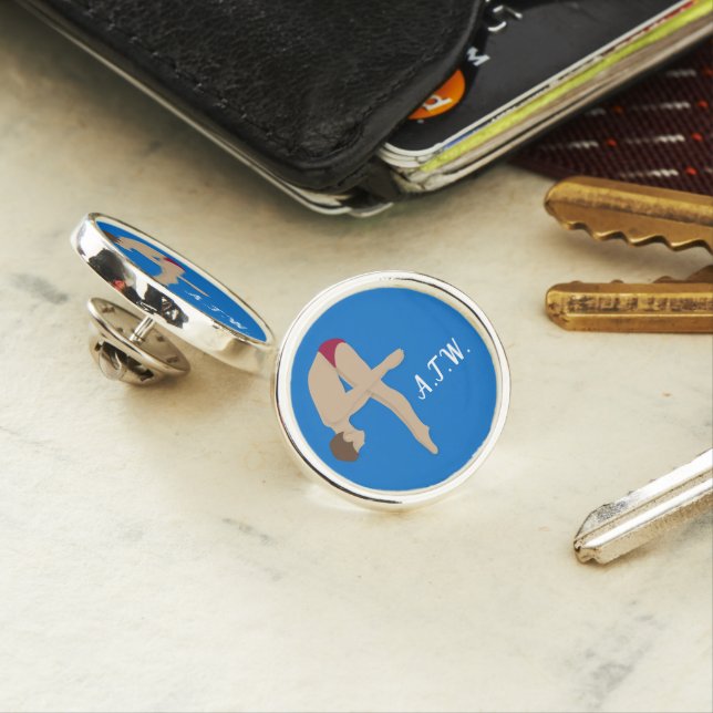 Diving Lapel Pin (In Situ)