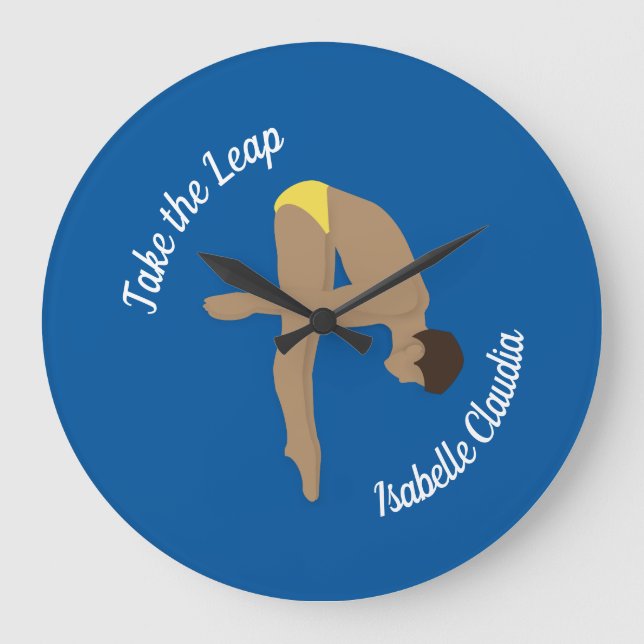 Diving Large Clock (Front)