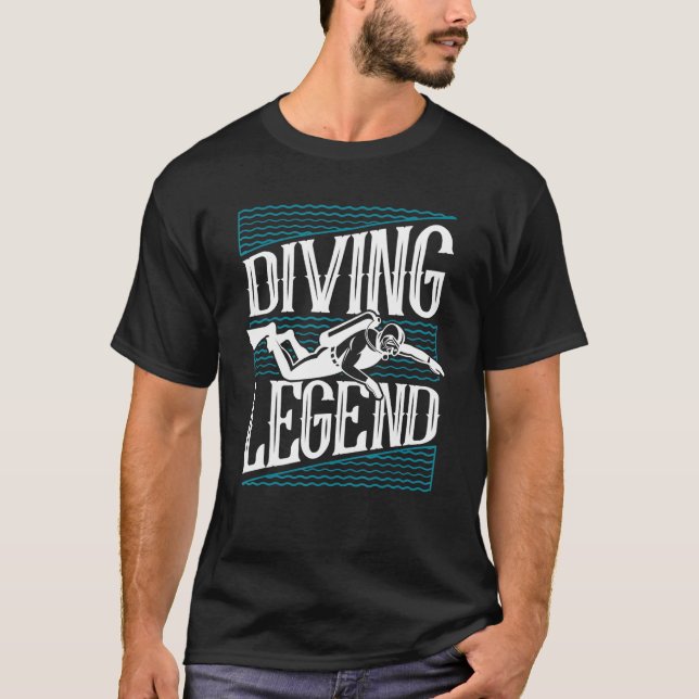 Diving Legend Sport Diving Underwater Technical Sc T-Shirt (Front)