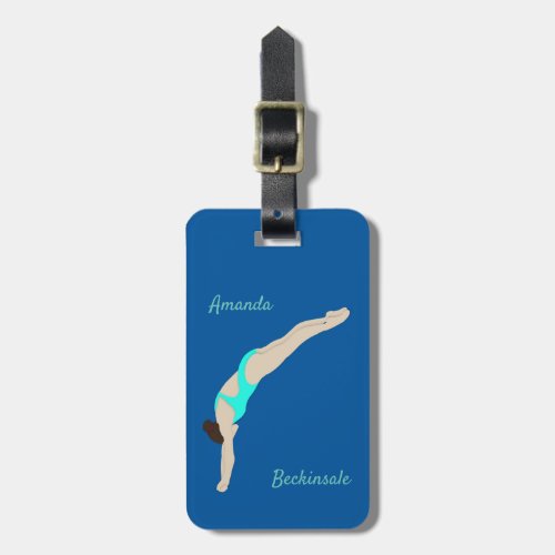 Diving Luggage Tag