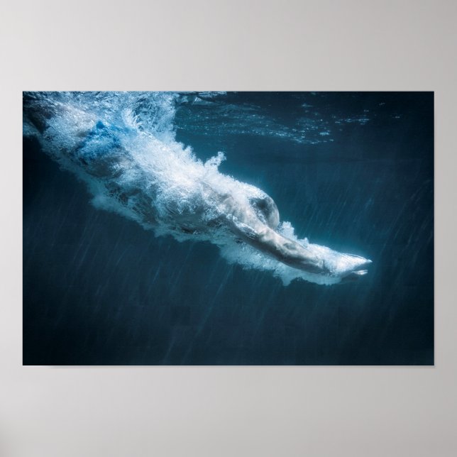 diving man poster (Front)