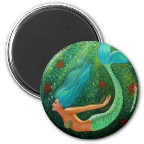 Diving Mermaid Magnet