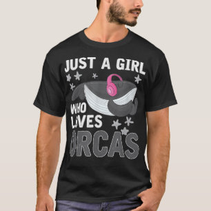 Diving Orca Cute Whale Women Girls Gift Orca T-Shirt