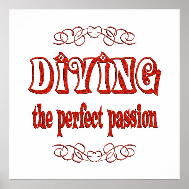 Diving Passion Poster (Front)
