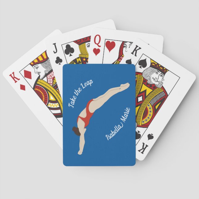 Diving Poker Cards (Back)