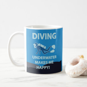 Diving Scuba Diving Underwater Diver Coffee Mug