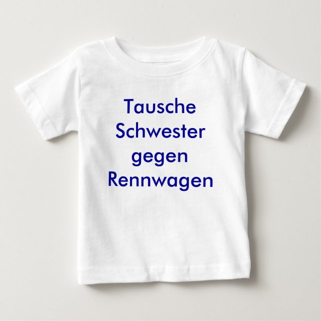 diving sister against racing car baby T-Shirt (Front)
