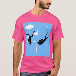 Diving Skydiving Skydive extrem Sport  3 T-Shirt