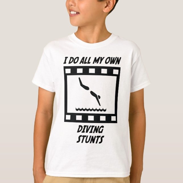 Diving Stunts T-Shirt (Front)