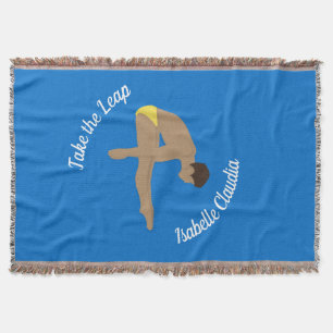 Diving Throw Blanket
