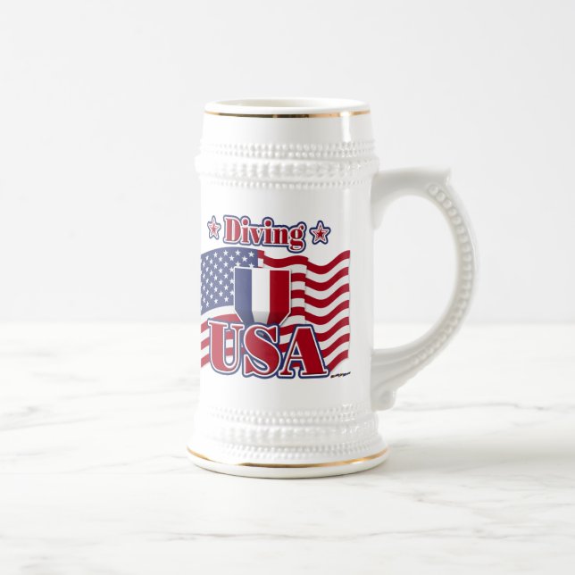 Diving USA Beer Stein (Right)