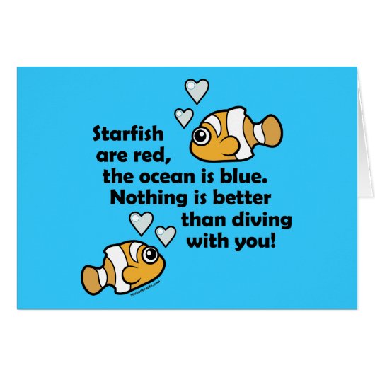 Diving With You Cards (Front Horizontal)