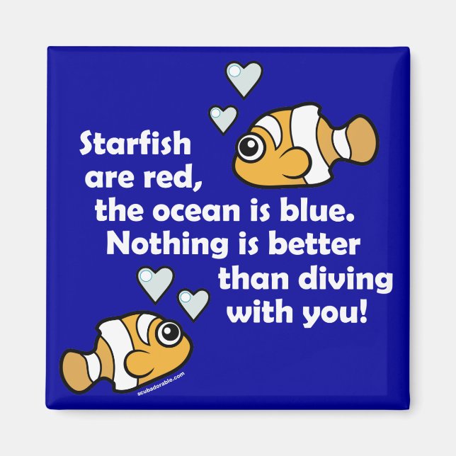 Diving With You Magnet (Front)