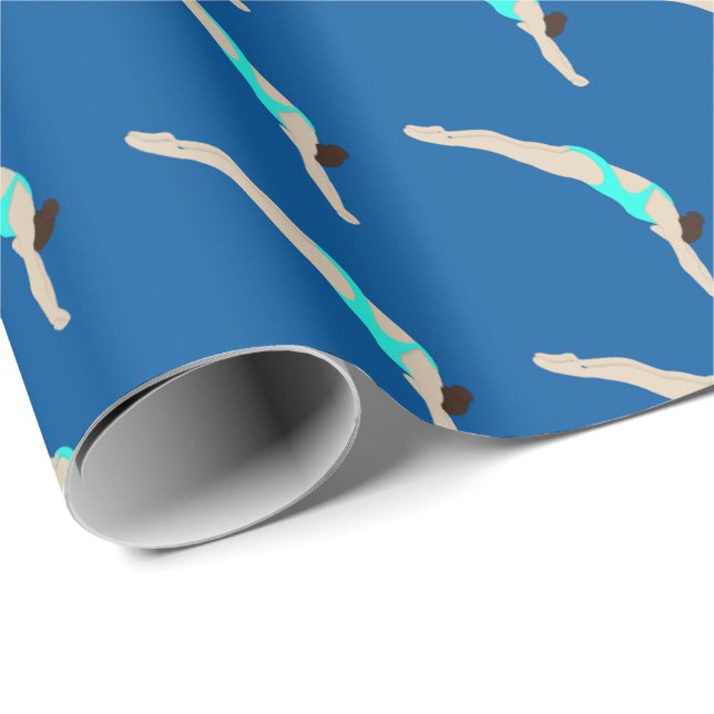Diving Wrapping Paper (Roll Corner)