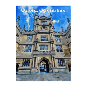 Divinity in Stone – Bodleian Library, Oxford Acrylic Print