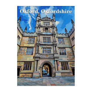 Divinity in Stone – Bodleian Library, Oxford Acrylic Print