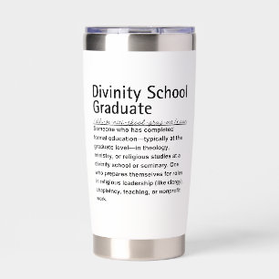 Divinity school graduate insulated tumbler