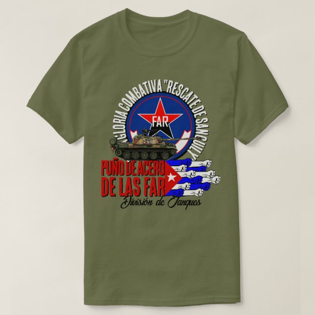 División de Tanques CUBA T-Shirt (Design Front)