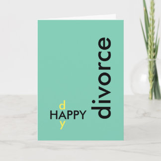 Divorce card