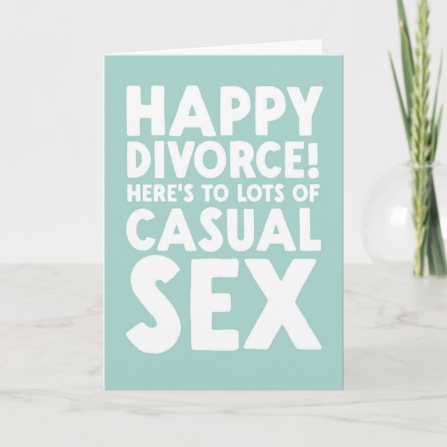 Divorce Card  (Front)