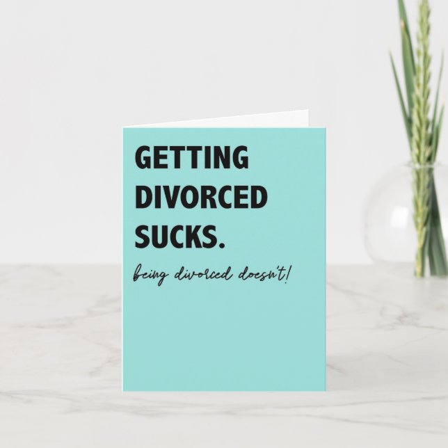 Divorce Card  (Front)