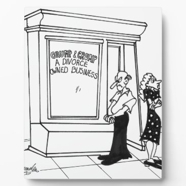 Divorce Cartoon 2458 Plaque Divorce Cartoon 2458 Plaque