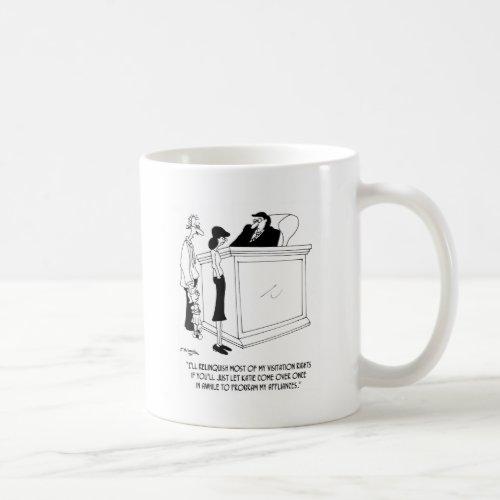 Divorce Cartoon 6485 Coffee Mug