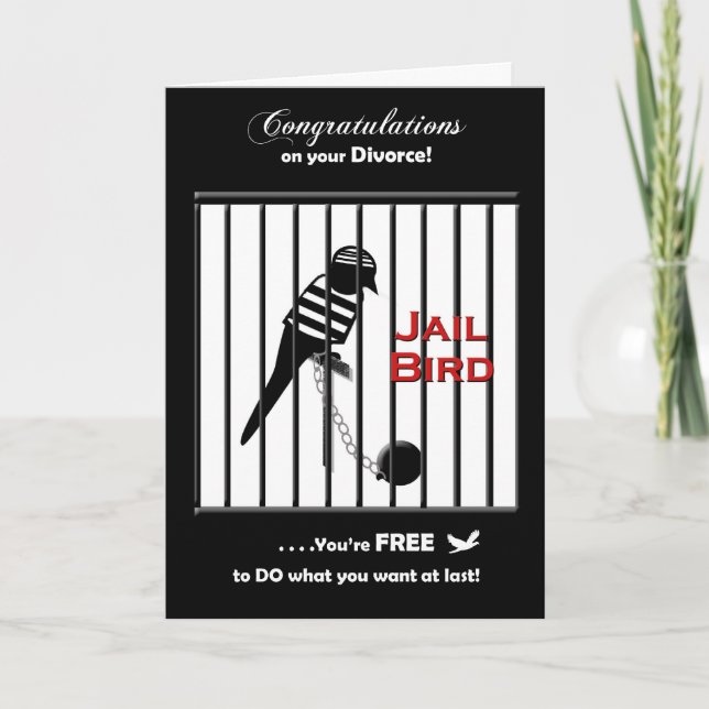 Divorce Congratulations Card (Front)