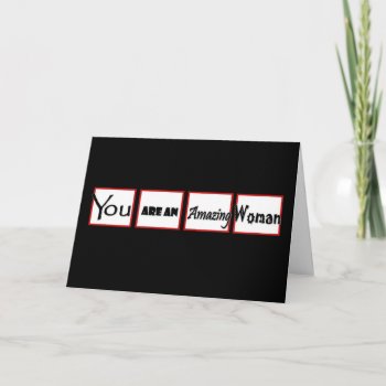 Divorce Encouragement You Are An Amazing Woman Card by JaclinArt at Zazzle