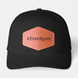 Divorce Gift Funny Newly Single Humor Divorced AF Leather Patch Hat