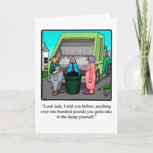 Divorce Humor Greeting Card for Her