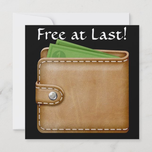 Divorce Humor - SRF Invitation (Front)