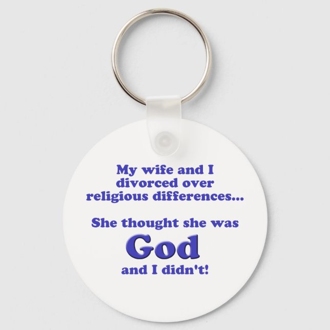 Divorce Keychain (Front)