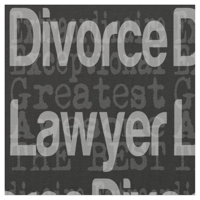 Divorce Lawyer Extraordinaire Fabric (Close Up)