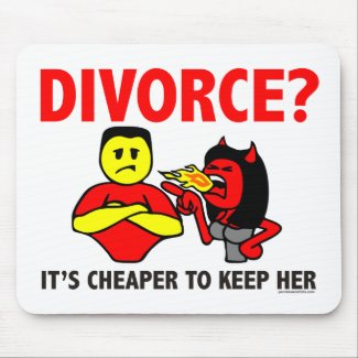DIVORCE mousepad