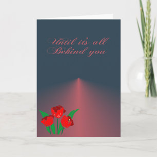 Divorce of married couple sympathy expression card