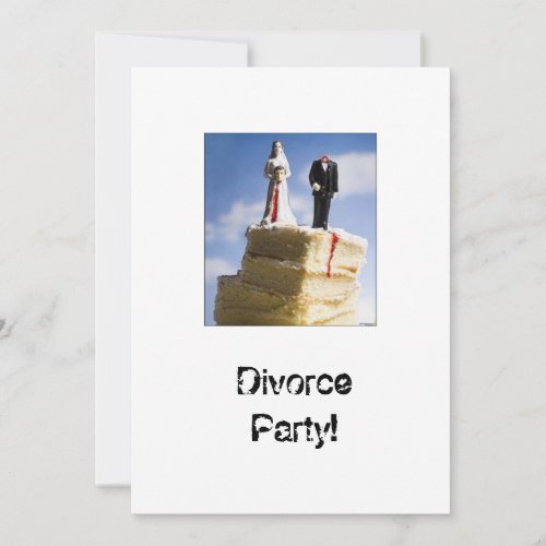 Divorce Part Invatations Personalized Invites