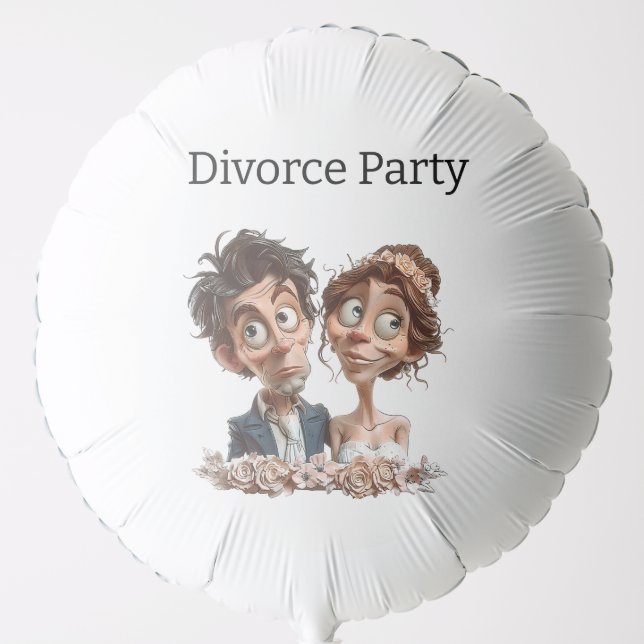 Divorce Party Balloon (Front)