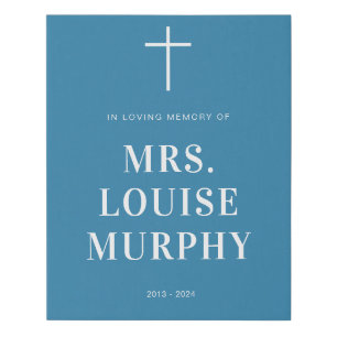 Divorce Party Death To Her Last Name Faux Canvas Print